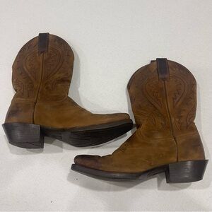 VINT Sport Herdsman Cowboy Eng Boot MENS 8.5 UK 7.5 WOMENS 9.5 Broad Square Toe